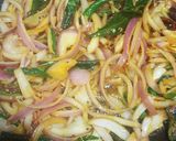 A picture of step 5 of Masala dosa.