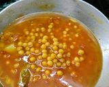 A picture of step 6 of Potato, Dry Yellow Peas Curry (Aloo, Yellow Matar Subzi).
