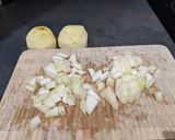 A picture of step 1 of Apple pear pie.