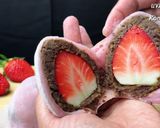 รูปขั้นตอนการทำที่ 9 ของ ไดฟุกุสตรอเบอรี่ สูตรไมโครเวฟ Daifuku strawberry