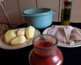 Foto del paso 1 de la receta Merluza a la gallega