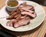 รูปขั้นตอนการทำที่ 4 ของ คอหมูย่าง (airfryer) เสริฟกับน้ำจิ้มแจ่ว อร่อยไปถึงดาวอังคารเลยค่ะ