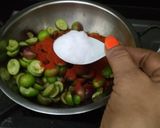 A picture of step 3 of Karonde Ka Achar.