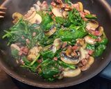 Foto del paso 5 de la receta Espinacas con champiñones