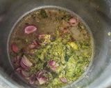 A picture of step 3 of Simple String beans rice bath.