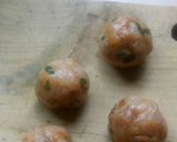 A picture of step 6 of Chicken rice meatballs.