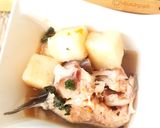 A picture of step 5 of Catfish orange pepper soup and yam.