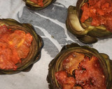 Foto del paso 3 de la receta: Alcachofas con Roquefort