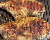 Une image de l'étape 4 de Poulet grillé et ses pâtes à la sauce épinards & tomates.