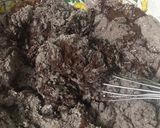 A picture of step 2 of Eggless Chocolate Cake.