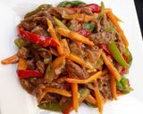 A picture of step 7 of Beef in Oyster Sauce.