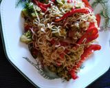 Foto del paso 1 de la receta: Arroz de verduras con fideos y hueva de merluza