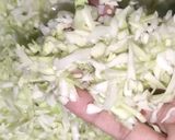 A picture of step 1 of Traditional Cabbage Vadi.