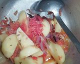 A picture of step 4 of Matar Pulav.