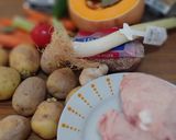 Foto del paso 1 de la receta: Lentejas Estofada.pollo calabaza. Lentejas Gitana