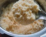 A picture of step 5 of Anjaneyar Temple milagu (black pepper) pongal.