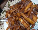 A picture of step 3 of Fried french fries.