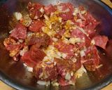 A picture of step 1 of Beef Sirloin Stew.
