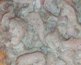 A picture of step 3 of Mongolian Chicken.