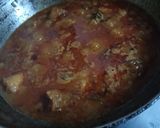 A picture of step 4 of Rogan Josh Soya chaap.