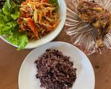 รูปขั้นตอนการทำที่ 2 ของ ข้าวมันทานกับส้มตำ