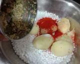 A picture of step 3 of Sabudana cutlet.