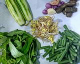 Foto langkah ke 1 dari resep Sayur asem sederhan bumbu iris #BikinRamadanBerkesan.