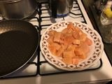 Arroz al azafrán con pollo