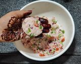A picture of step 3 of Veggie paneer tikki with corn chat.