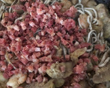 Foto del paso 6 de la receta: Alcachofas con gulas, gambas y jamón