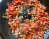 A picture of step 3 of Shakshuka.