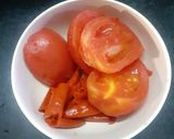 A picture of step 2 of Momo Chutney.