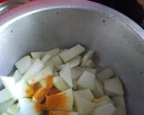 A picture of step 1 of Papaya Sukto (in pressure cooker) #AR #Summer special challenge.