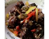 A picture of step 5 of Veg Manchurian.