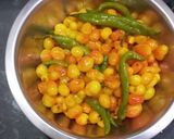 A picture of step 3 of CARISSA CARANDAS /SPICY KARONDE MIRCHI (Natal palm) WITH VERMILLION NATURAL TASTE.