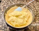 Foto del paso 9 de la receta: Pastel con crema y manzanas asadas “sin gluten” (Cake with cream and roasted apples “gluten-free”)