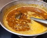 A picture of step 4 of Rajma Masala and Jeera Rice.