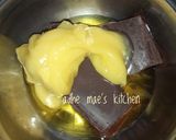 Foto langkah ke 1 dari resep Shiny Crust Fudgy Brownie.