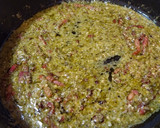 Foto del paso 4 de la receta: Macarrones de cúrcuma al pesto con bacon