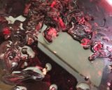A picture of step 3 of Zobo drink.