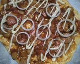 Foto langkah ke 4 dari resep Pizza meat lover panggang (pakai oven tangkring + tips).
