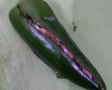 A picture of step 6 of Peri bites with twist and mustard dynamite sauce.