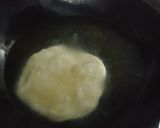 A picture of step 3 of Alootarkari and puri.