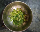 A picture of step 2 of Falihari sabudana tikki.