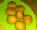 Foto langkah ke 1 dari resep Bola bola ubi coklat dan gulmer.