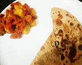 A picture of step 4 of Aloo Gajar ki Sabji.