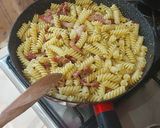 Pas rețetă Spaghete cu carne mix cheddar/parmezan 2 fotografie