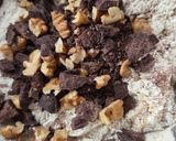Foto del paso 5 de la receta: Mezcla en frasco para hacer galletitas de harina de avena con cacao y nueces 🍪 Cookie mix in a jar 🍪