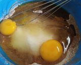 Foto langkah ke 3 dari resep Cake Coklat Moist (tanpa mixer, tanpa oven).