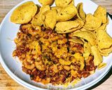 A picture of step 7 of Cooking Light's Chili Mac.